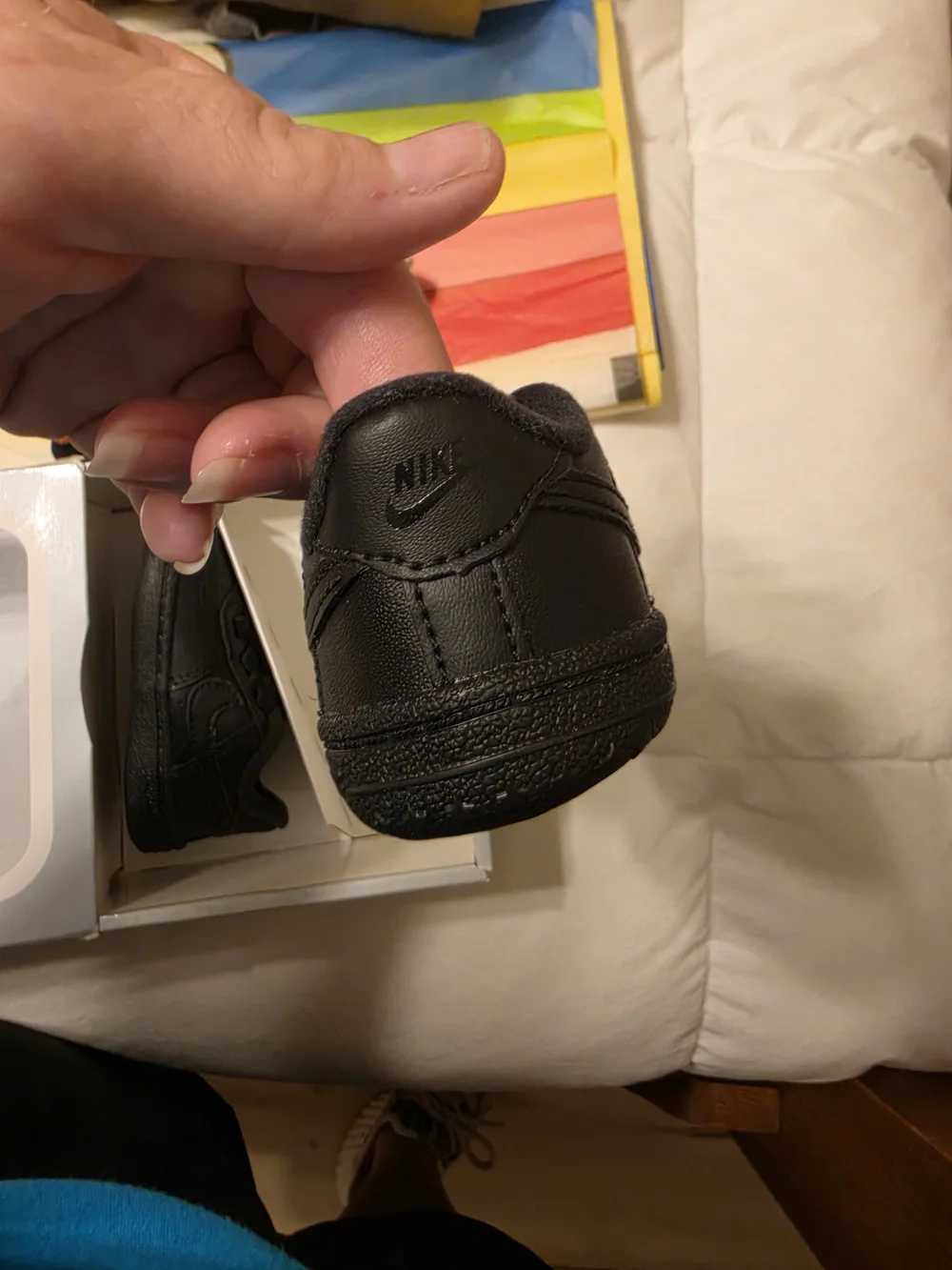 Nike Toddler All-Black Low Top Trainer